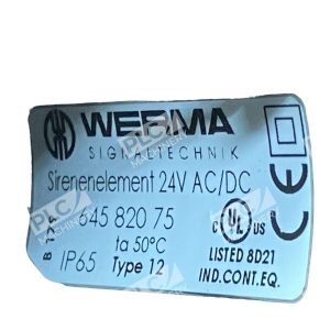 Werma Signaltechnik 645 820 75 Siren Element New No Box 226985471221