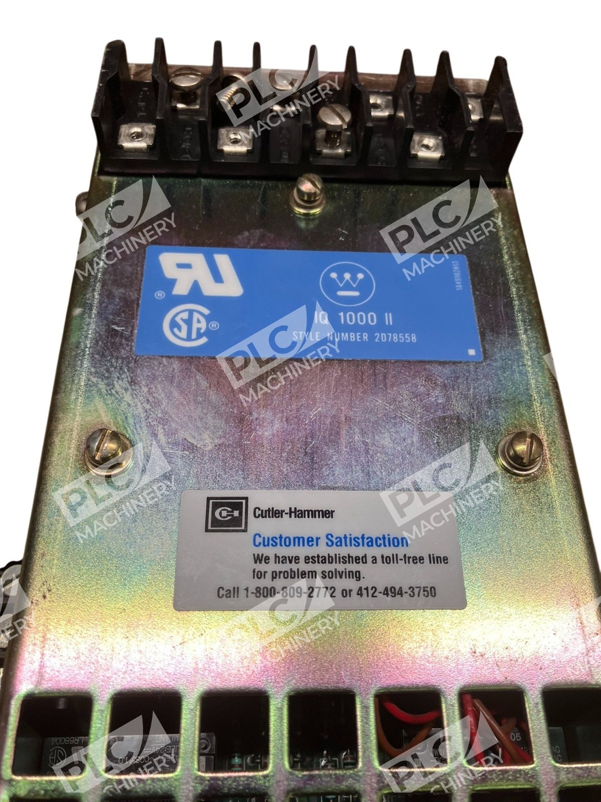 Westinghouse Cutler Hammer 2D78558 Motor Protection Relay IQ 1000 II - Image 6