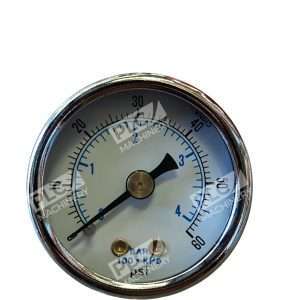 1 12 DRY 18 NPT Brass Back 0 60 PSIKPABAR GAUGE 297704141552