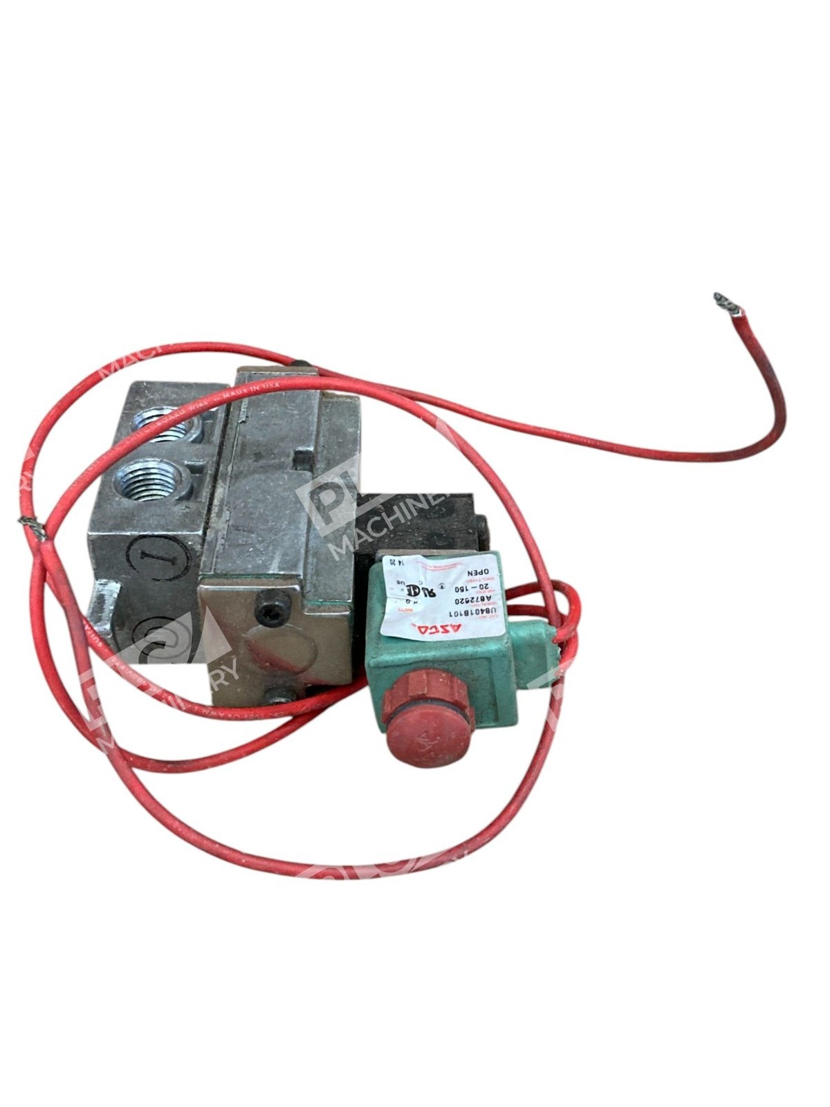 ASCO 20-150PSI Solenoid Pneumatic Slide Valve U8401B101 - Image 4