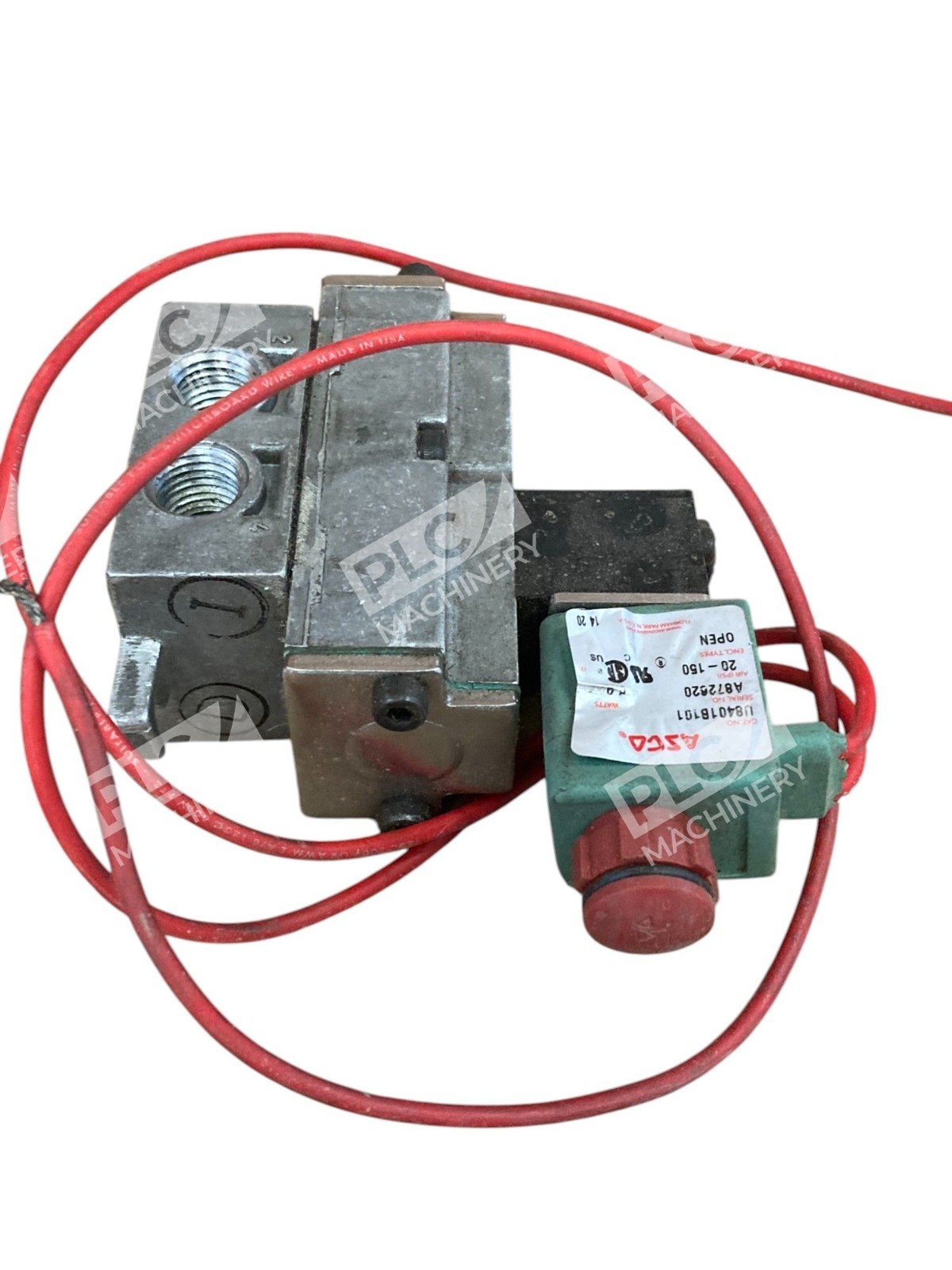 ASCO 20-150PSI Solenoid Pneumatic Slide Valve U8401B101 - Image 5