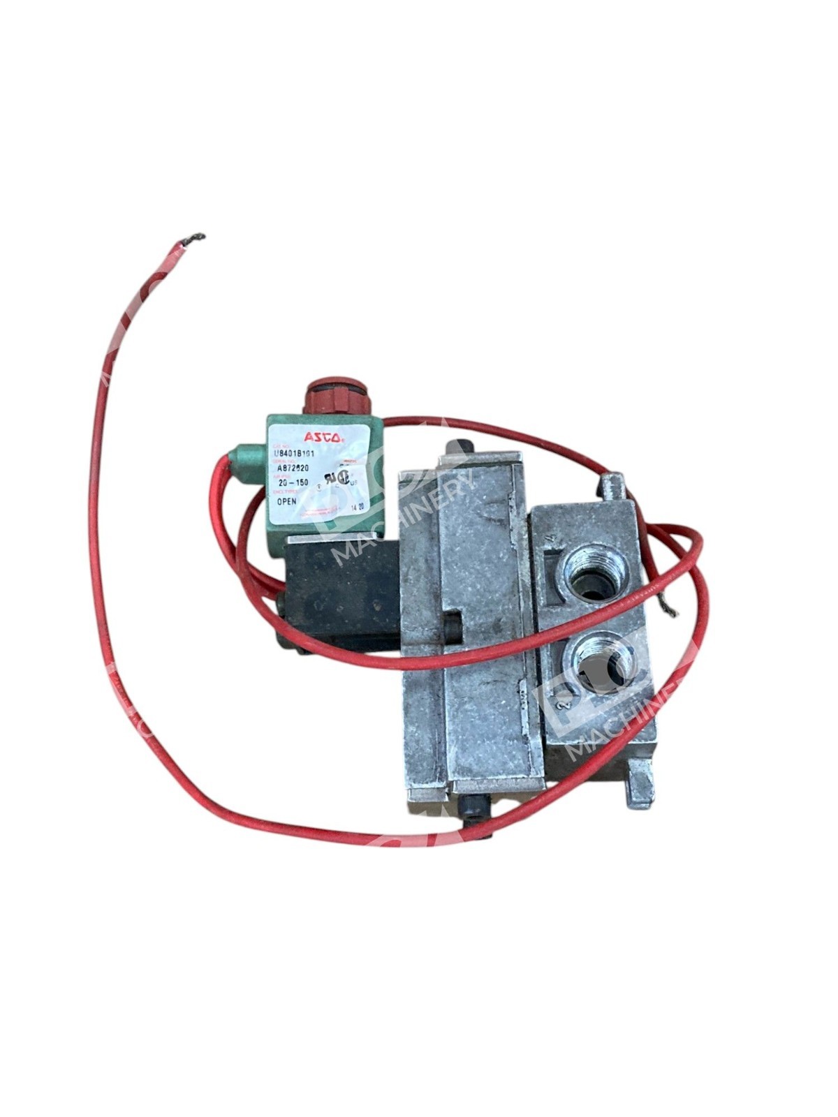 ASCO 20-150PSI Solenoid Pneumatic Slide Valve U8401B101