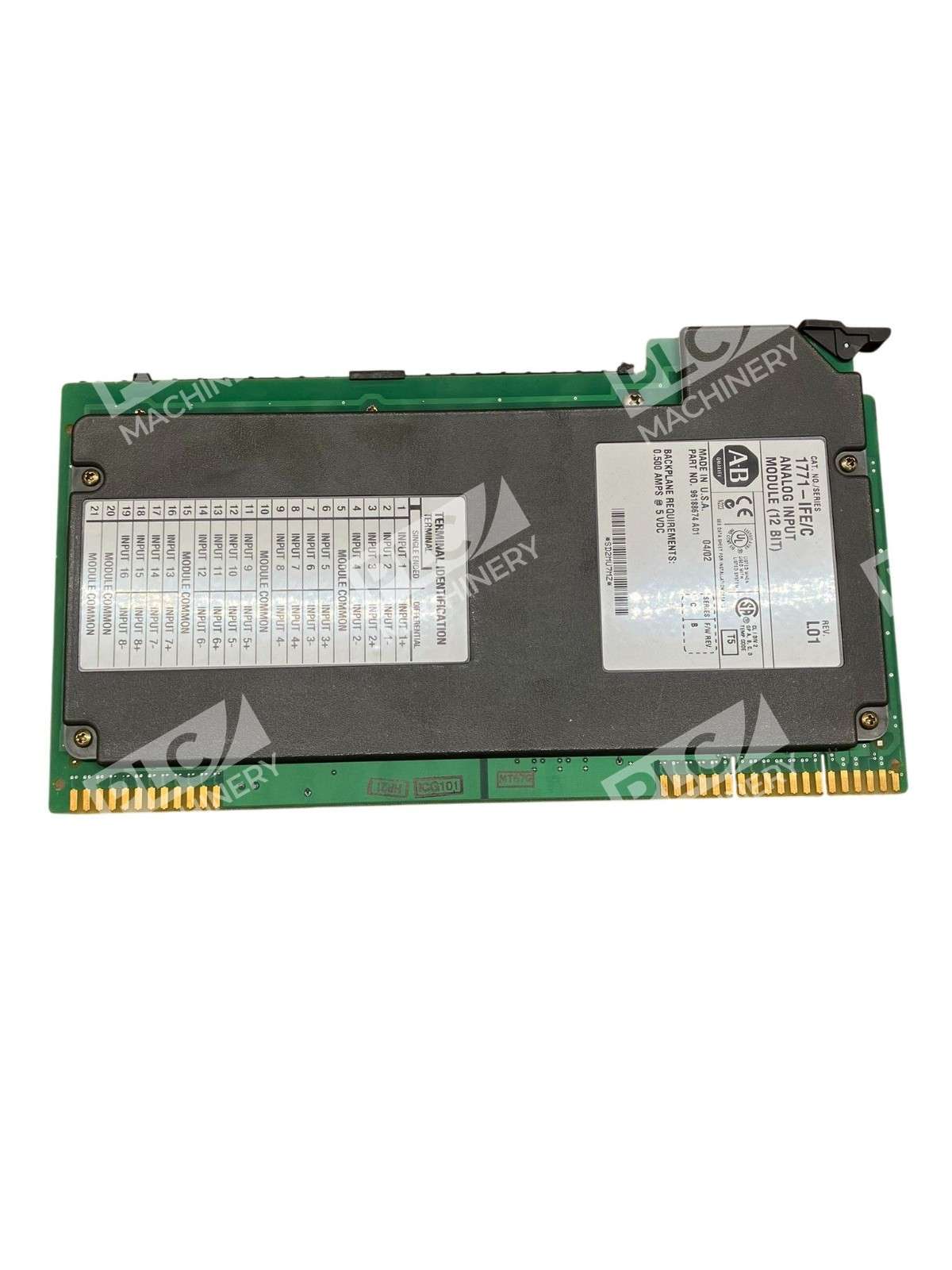 Allen-Bradley 1771-IFE/C Analog Input Module (12 Bit) PLC-5 1771 I/O 0.500A 5VDC - Image 4