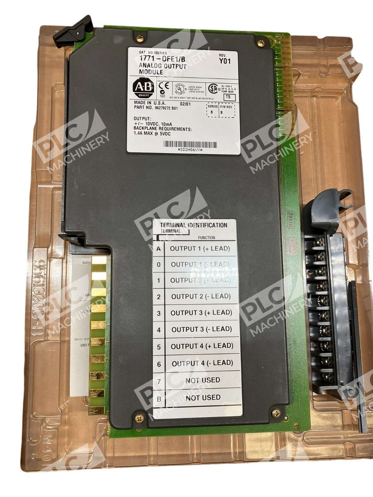 Allen-Bradley 1771-OFE1/B PLC-5 Series B 4-Channel Analog Output Module - Image 4
