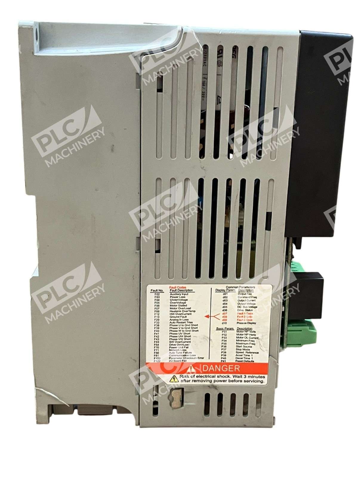 Allen-Bradley 22B-D1P4N104 Series A PowerFlex 40 AC Drive 380–480V AC Damaged - Image 12