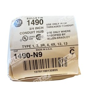 Allen Bradley AB 3/4" Conduit Hub Type 1, 3, 3R, 4, 4X, 12, 13 1490-N9 /C