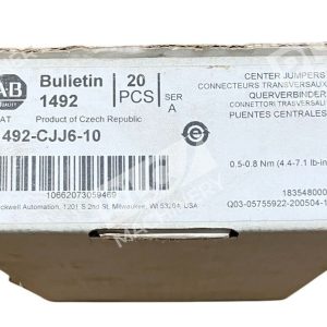 Allen Bradley AB Center Jumper 1492-CJJ6-10 /A (Box of 20)