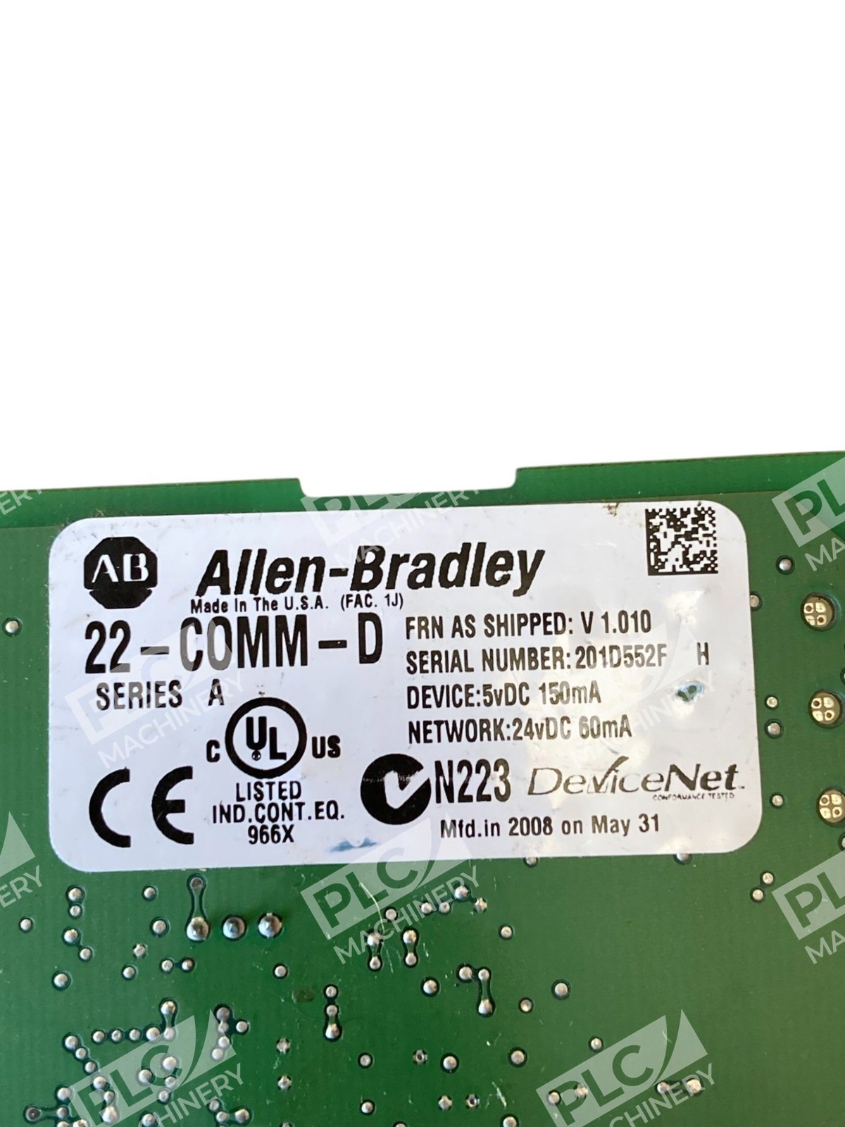 Allen Bradley AB KALEX3K688 615361-K01 Circuit Board 20-COMM-D /A - Image 3