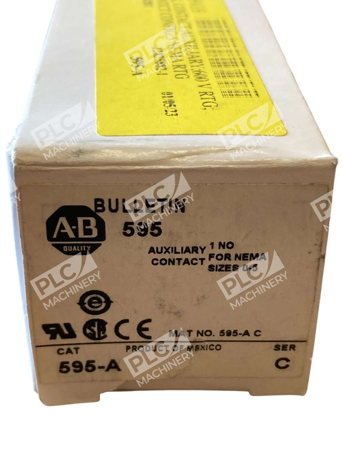 Allen Bradley AB Nema 0-5 1 NO Auxiliary Contact 595-A /C - Image 3