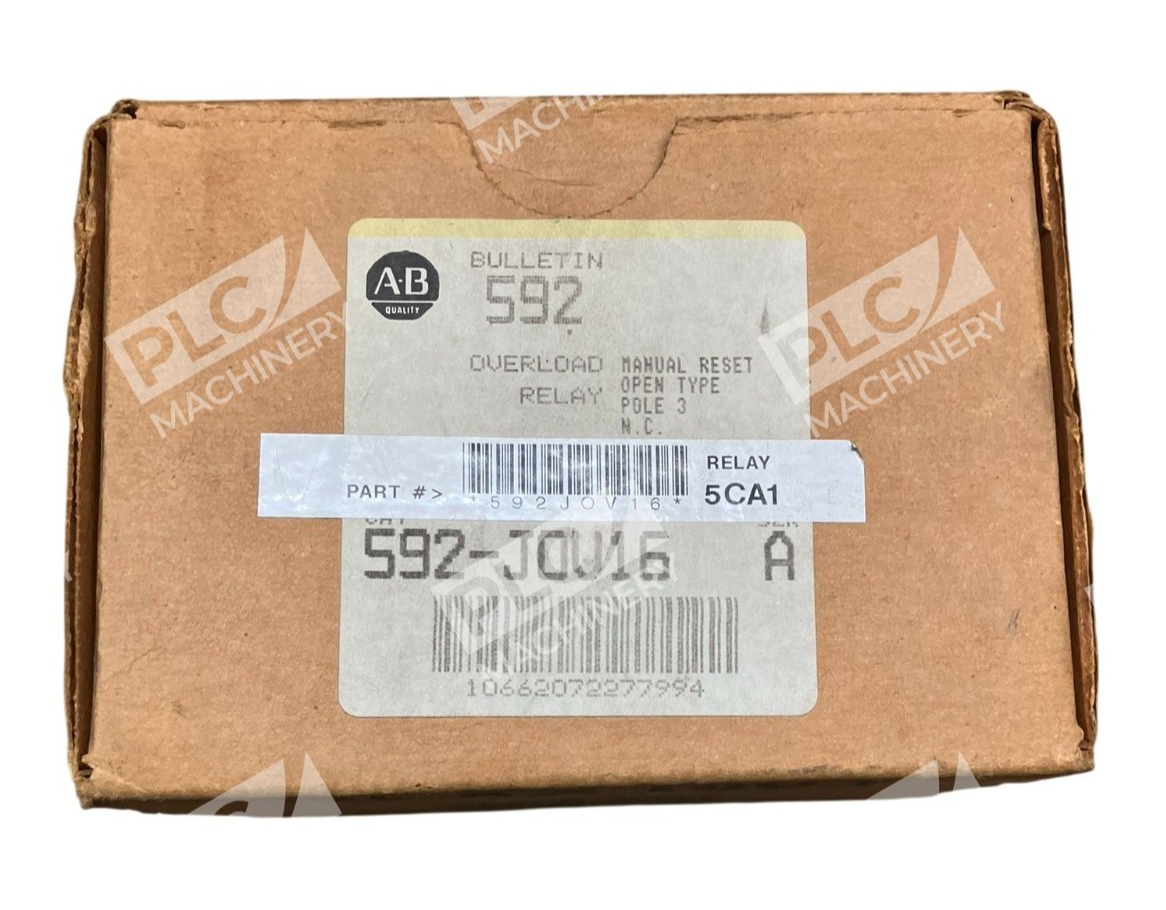 Allen Bradley AB Overload Relay Manual Reset 592-JOV16 /A
