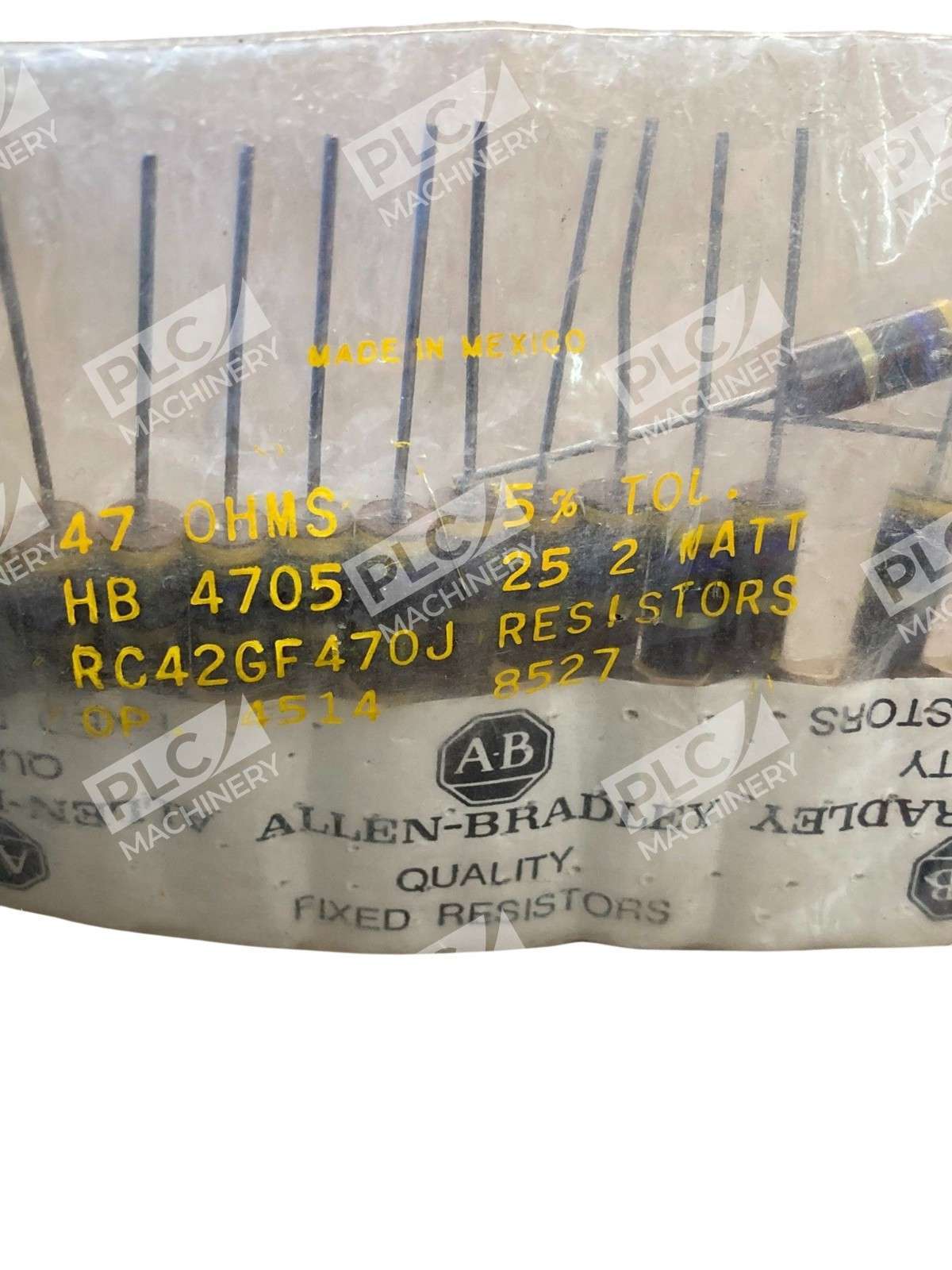 Allen-Bradley RC42GF470J 47Ω 2W Carbon Composition Resistor ±5% - Image 3