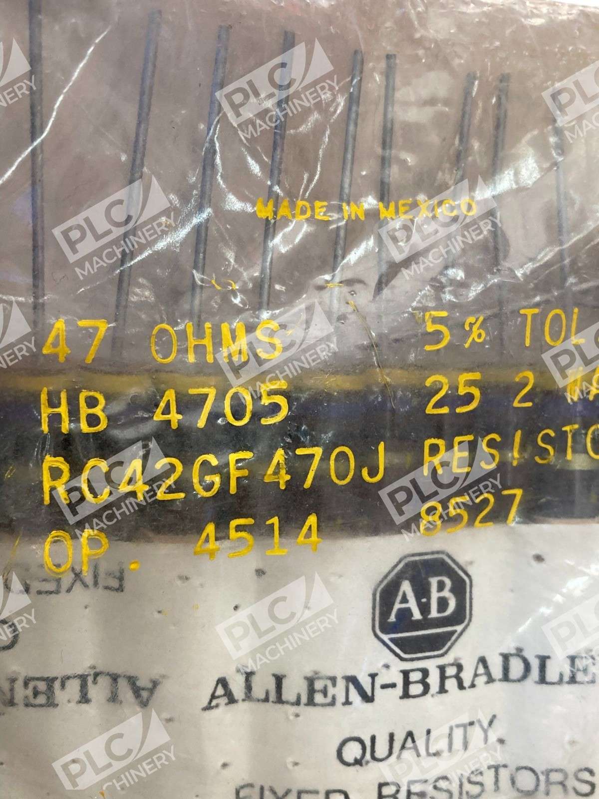 Allen-Bradley RC42GF470J 47Ω 2W Carbon Composition Resistor ±5% - Image 4