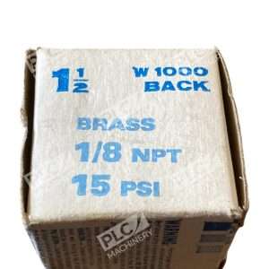 Ashcroft W1000 Pressure Gauge 1 12 Brass 18 NPT Back Mount 15 PSI 297742388992