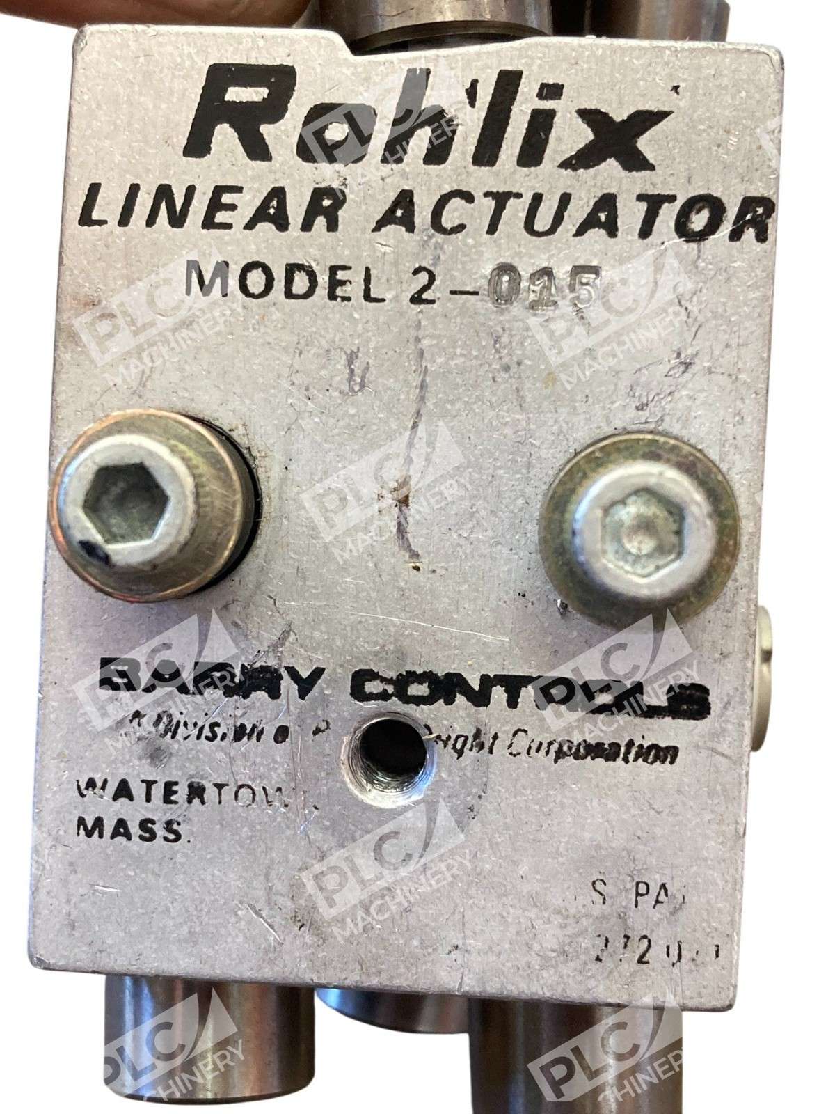 Barry Controls Rohlix 2-015 Linear Actuator Threadless Screw-Type - Image 11