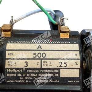 Beckman Helipot A R500 L25 Model A Precision Potentiometer 500 Ohms 025 Tol 297754985062