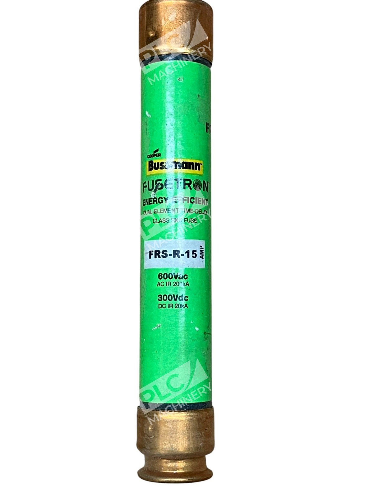 Bussmann 600VAC 300VDC 15A Fusetron Fuse FRS-R-15