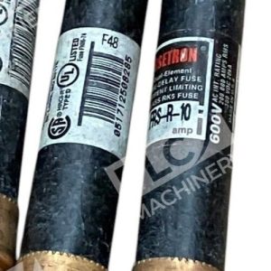 Bussmann Cooper 10A 600V Fusetron Fuse FRS-R-10 (lot of 2)