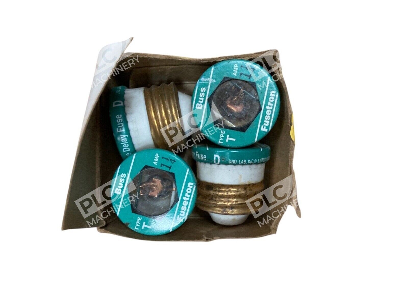 Bussmann Eaton 1-1/4A Fusetron Fuse T-1-1/4 (Box of 4) - Image 3