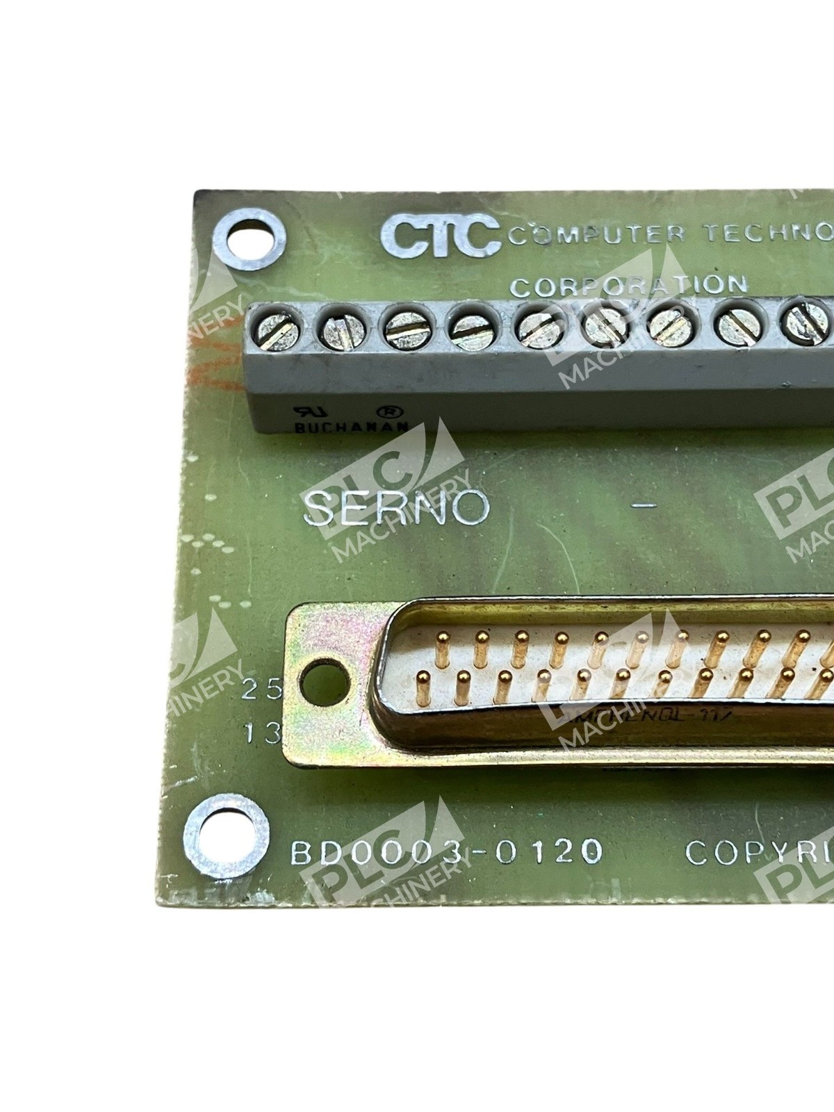 CTC Computer Technology BD0003-0120 DB25 Screw Terminal Breakout Board - Image 3