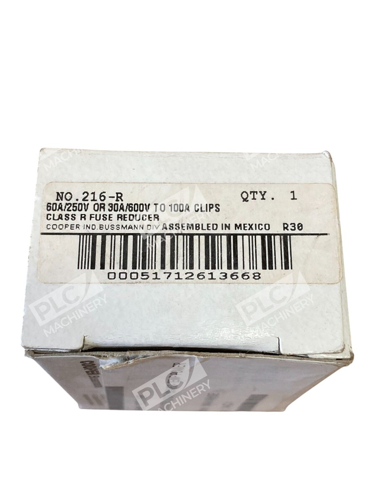 Cooper Bussmann Buss 30A/250V Or 60A/600V To 100A Clips Fuse Reducer 216-R - Image 3