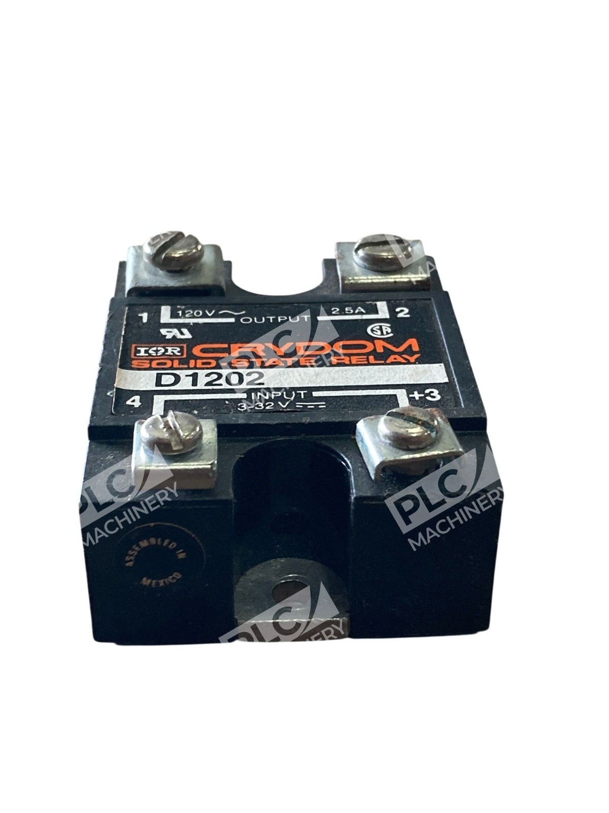 Crydom D1202 Solid-State Relay SSR SPST-NO 3–32VDC Control 24–140VAC 2A