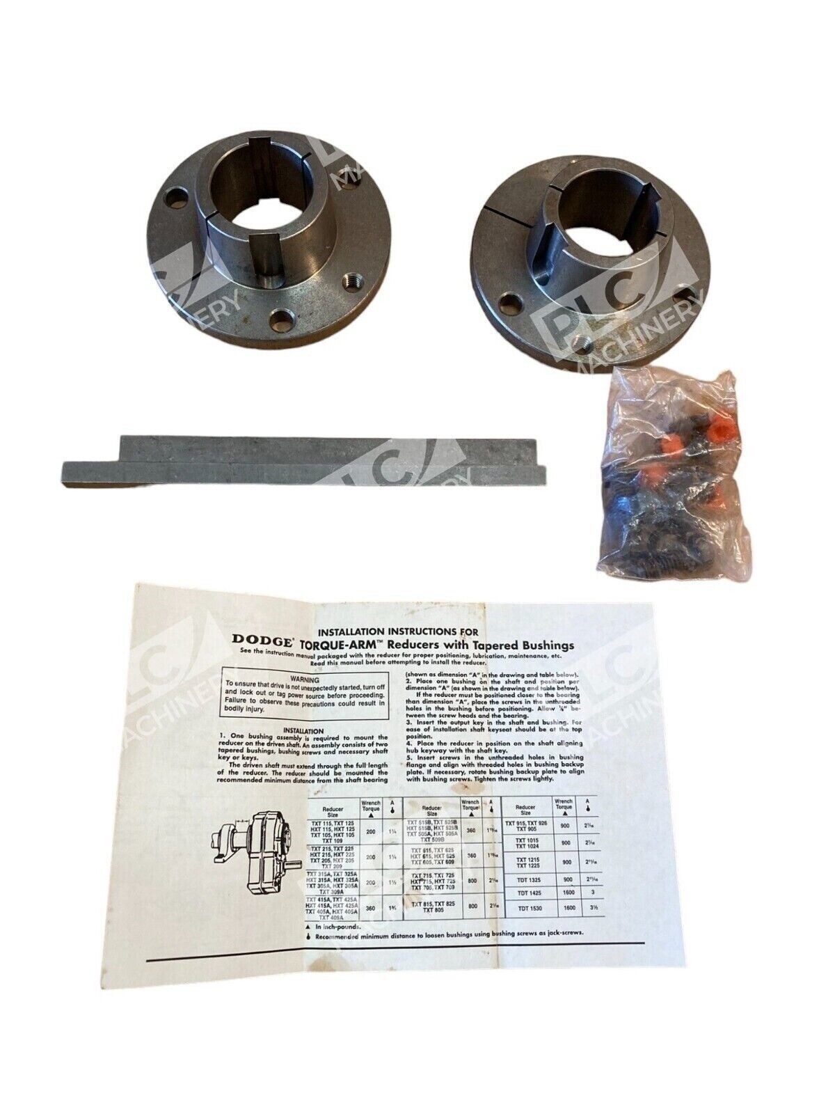Dodge 243268 Torque-Arm Reducers W/ Tapered Bushing 9910-4010-0346 - Image 5