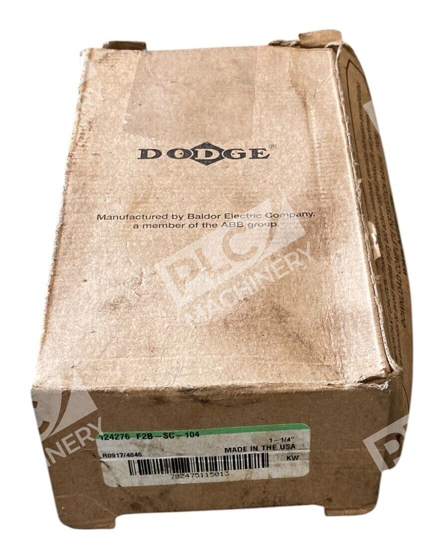 Dodge Baldor ABB 124276 1-1/4" R0917/4846 2 Bolt Flange Mount Bearing F2B-SC-104