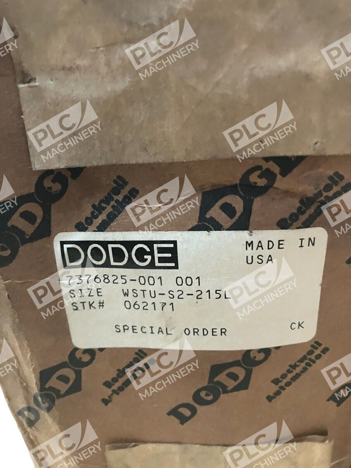 Dodge WSTU-S2-215L Taper Bearing 7376825-001 062171 - Image 3