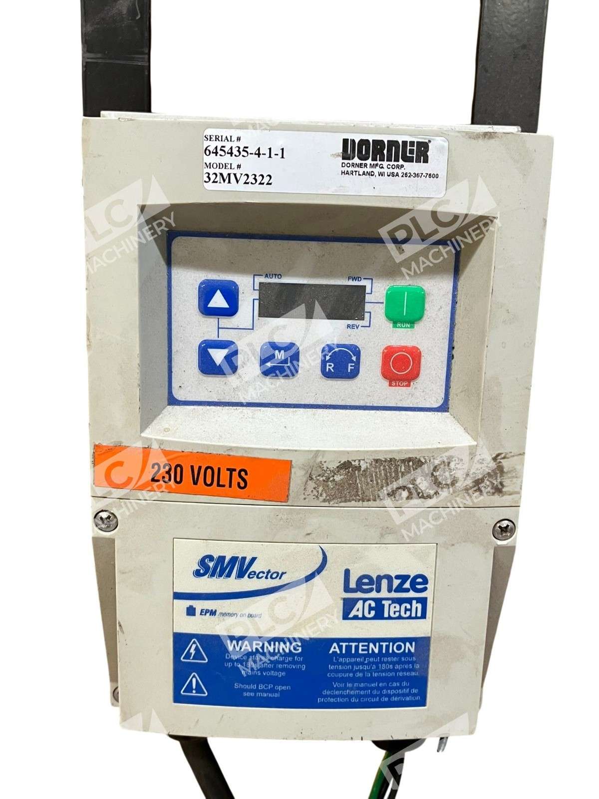 Dorner 32MV2322 Industrial & Sanitary Speed VFD Controller 230 VAC 3 Phase 60 Hz - Image 5