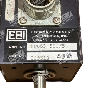 ECCI Electronics Counter Controls Inc Shaft Encoder PU863 5005 227092451582
