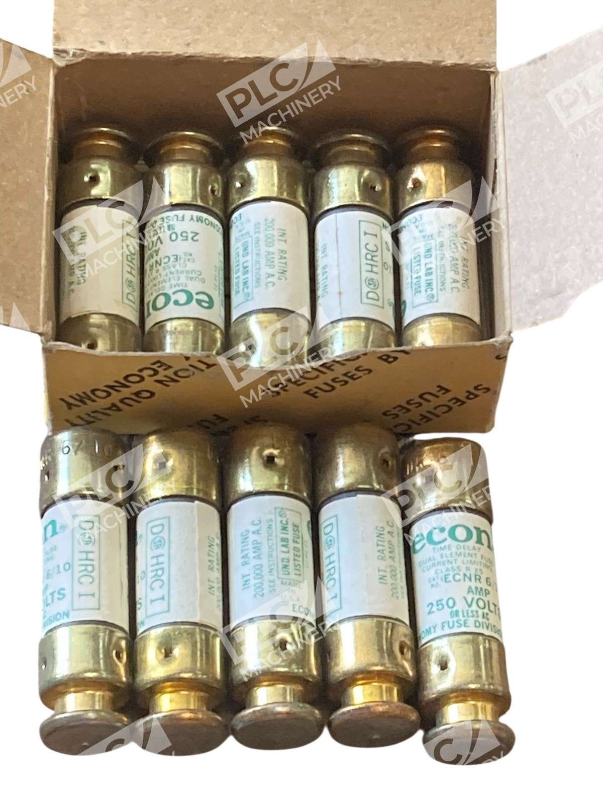 Econ ECNR 6/10 Dual-Element Time-Delay Class Rk5 250V Fuse Box of 10 - Image 11