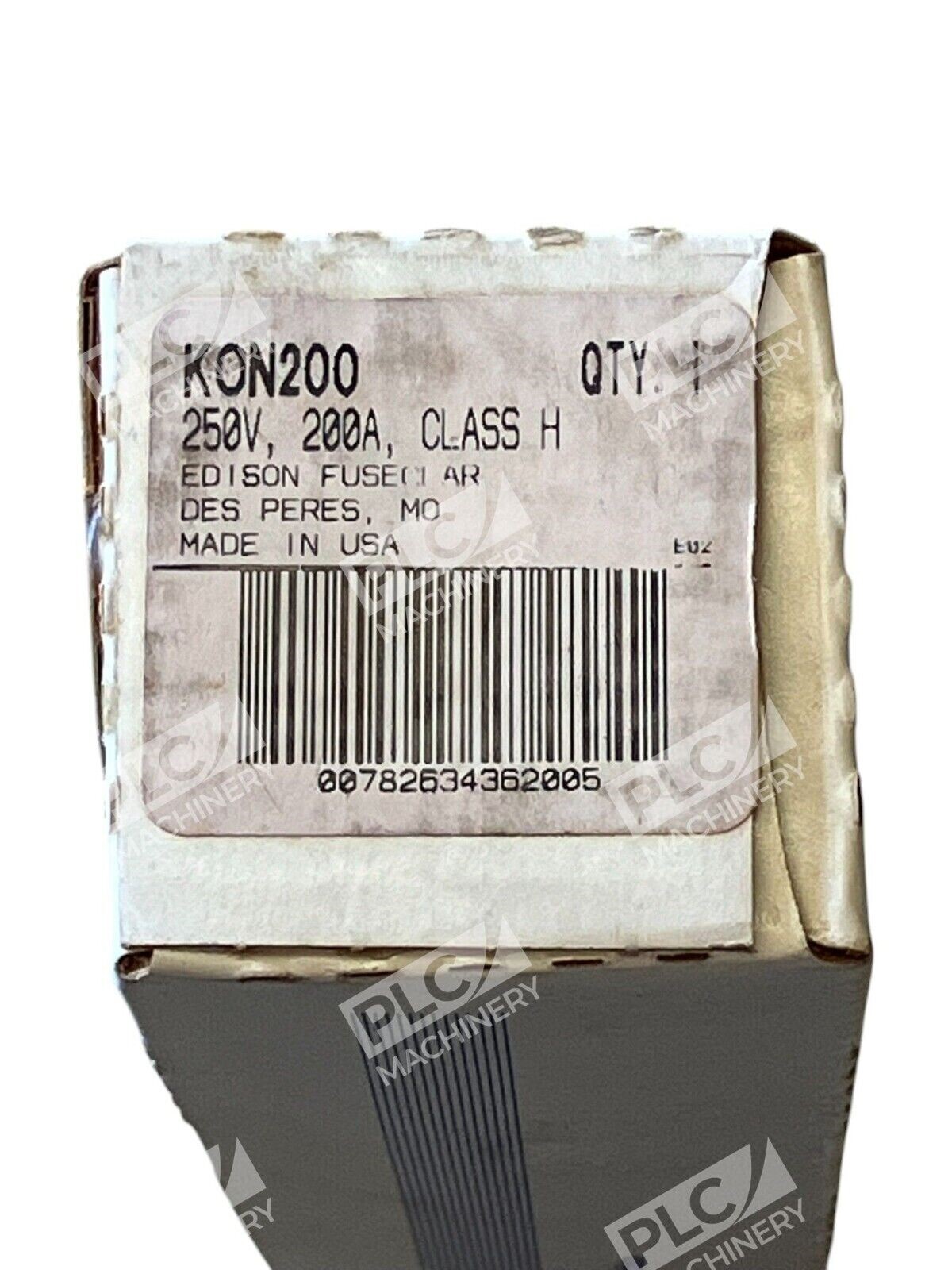 Edison 250V 200A Class H Fuse KON200 - Image 3