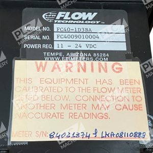 Flow Technology ES737DRTD3BA FC4010 11 24VDC Dual And Net Rate Totalizer FC40 1D 226910894622