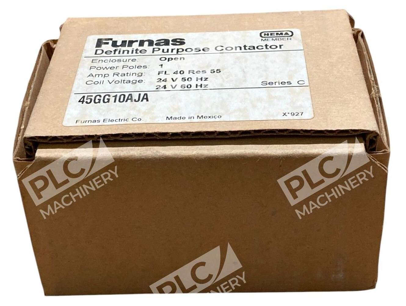Furnas 1 Pole Open 40A FL Res 55 Definite Purpose Contactor Series C 45GG10AJA