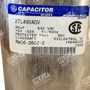 GE 26uf 540VAC RW16 2602 0 C10000AFC Capacitor 27L490ADV 226873698732