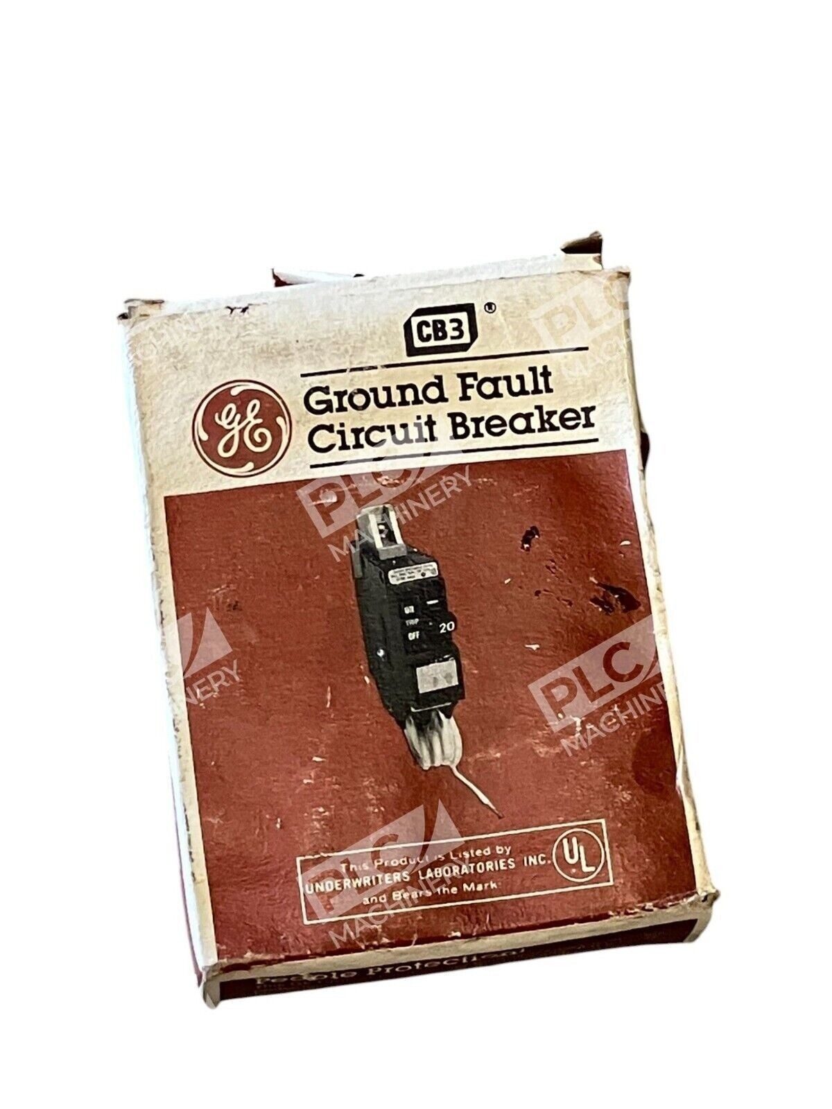 General Electric GE 20A 120VAC Ground Fault Circuit Breaker CB3 THQC1120GF