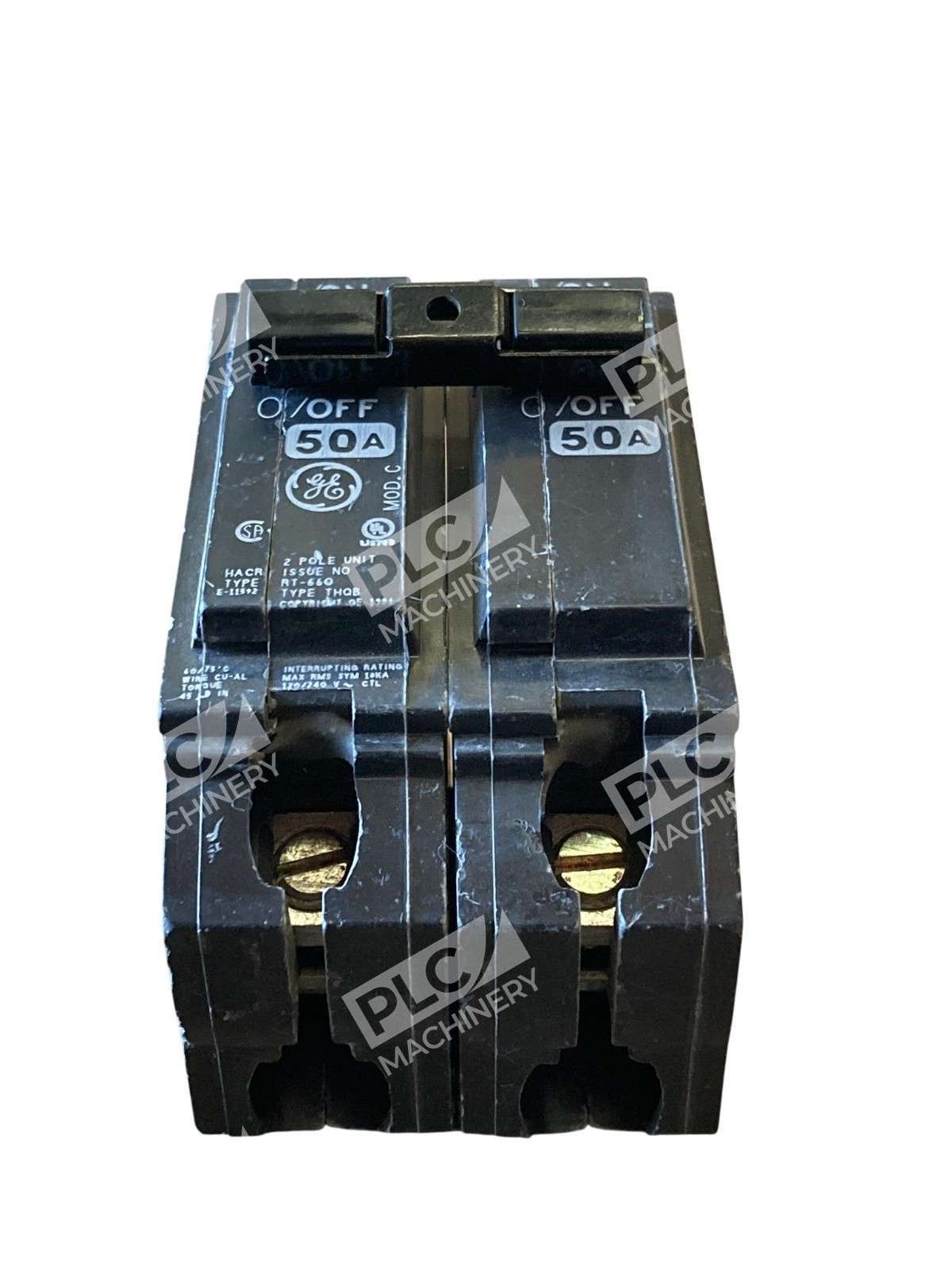 General Electric RT-660 Type THQB 50A 2 Pole Circuit Breaker - Image 3