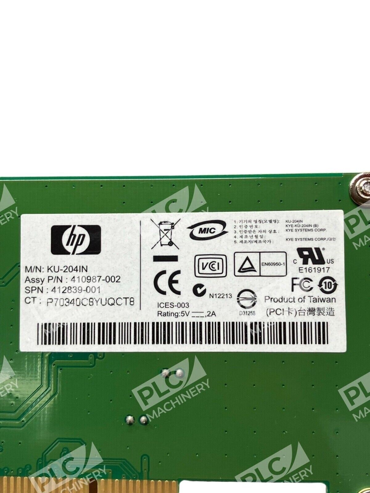 Hewlett Packard CR504U2 Internal SD Card Reader w/ KU-204IN Internal PCI Card - Image 8