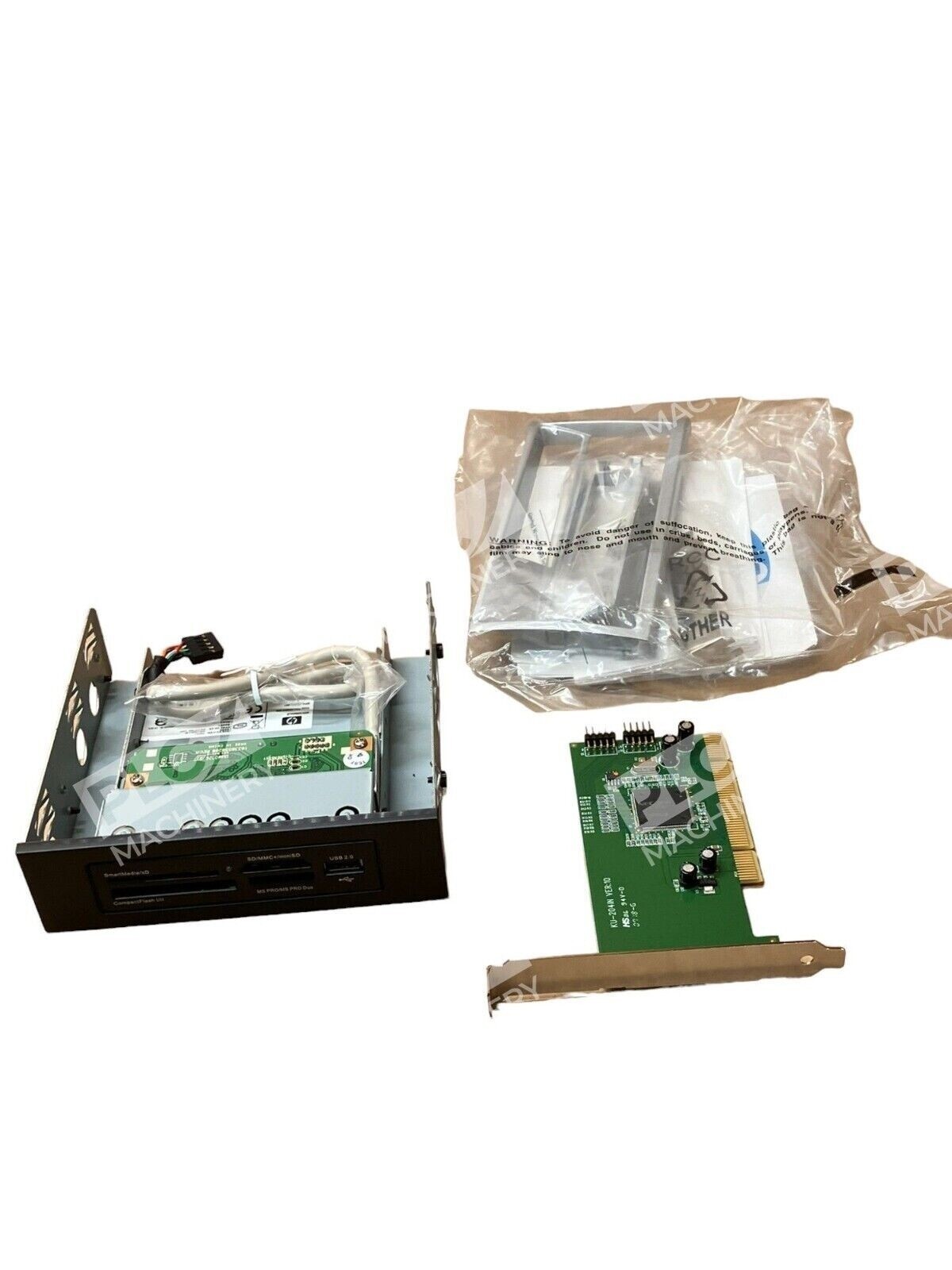 Hewlett Packard CR504U2 Internal SD Card Reader w/ KU-204IN Internal PCI Card