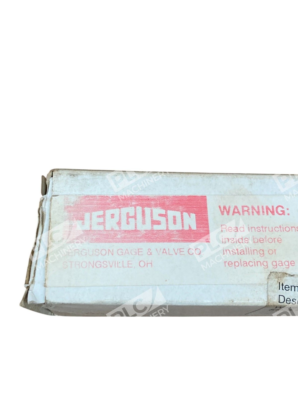 Jerguson Gage & Valve 320x34x17 852371 Gauge Glass V16757-8 - Image 4