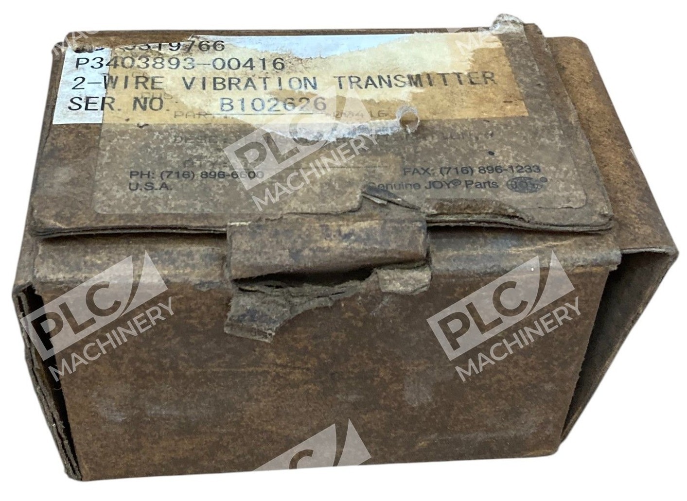 Joy Coop Turbocompressor 2-Wire Vibration Transmitter P3403893-00416