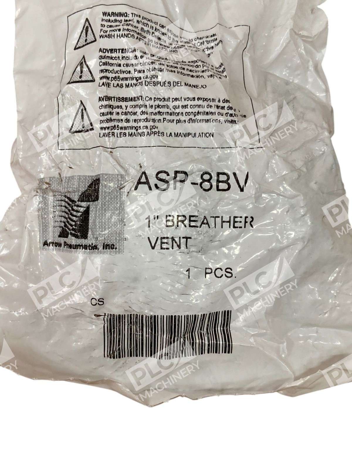 Lot of 4 Arrow Pneumatics ASP-8BV Breather Vent - Image 7