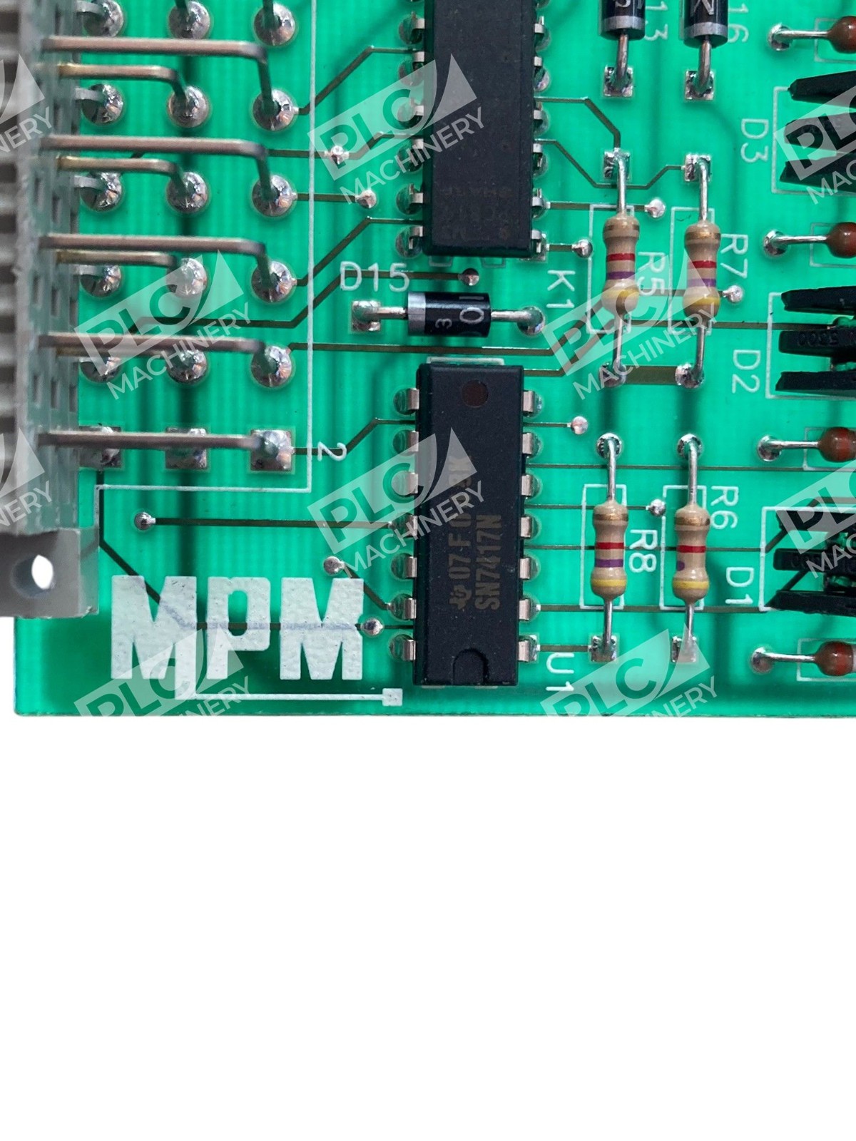 MPM #PC-256/C Circuit Card #PW-006 Industrial Automation Control Board REV. C - Image 5