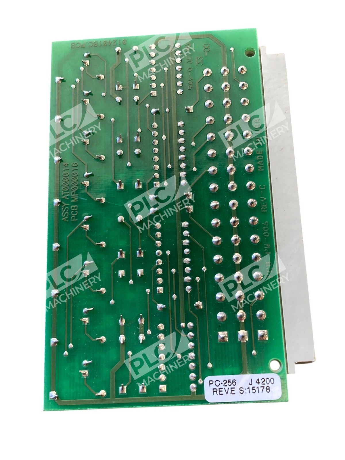 MPM #PC-256/C Circuit Card #PW-006 Industrial Automation Control Board REV. C - Image 8