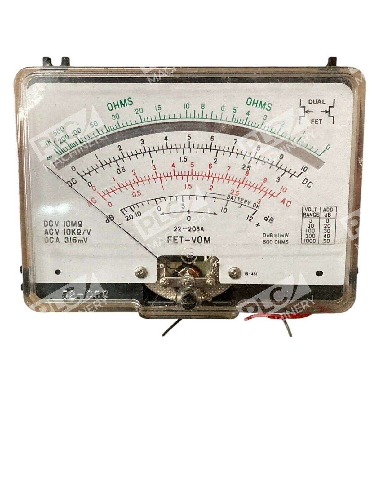 Micronta 22-208A Analog Multimeter 22-208A