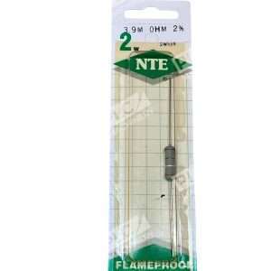 NTE 2W539 Flameproof Metal Oxide Resistor 3.9MΩ 2W ±2% Lot of 10
