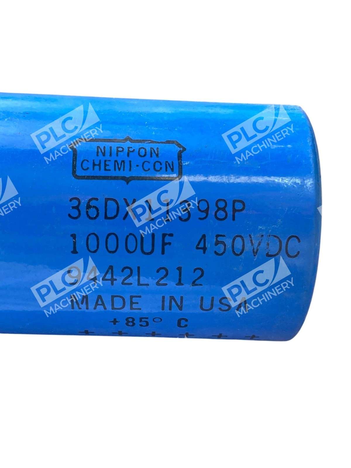 Nippon Chemi-Con 36DX11398P 1K µF 450V Electrolytic Can Capacitor 9442L212 - Image 6