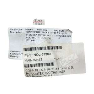 Nol Tec 67380 Flexible Connector with Clamp 4 6 297822066512