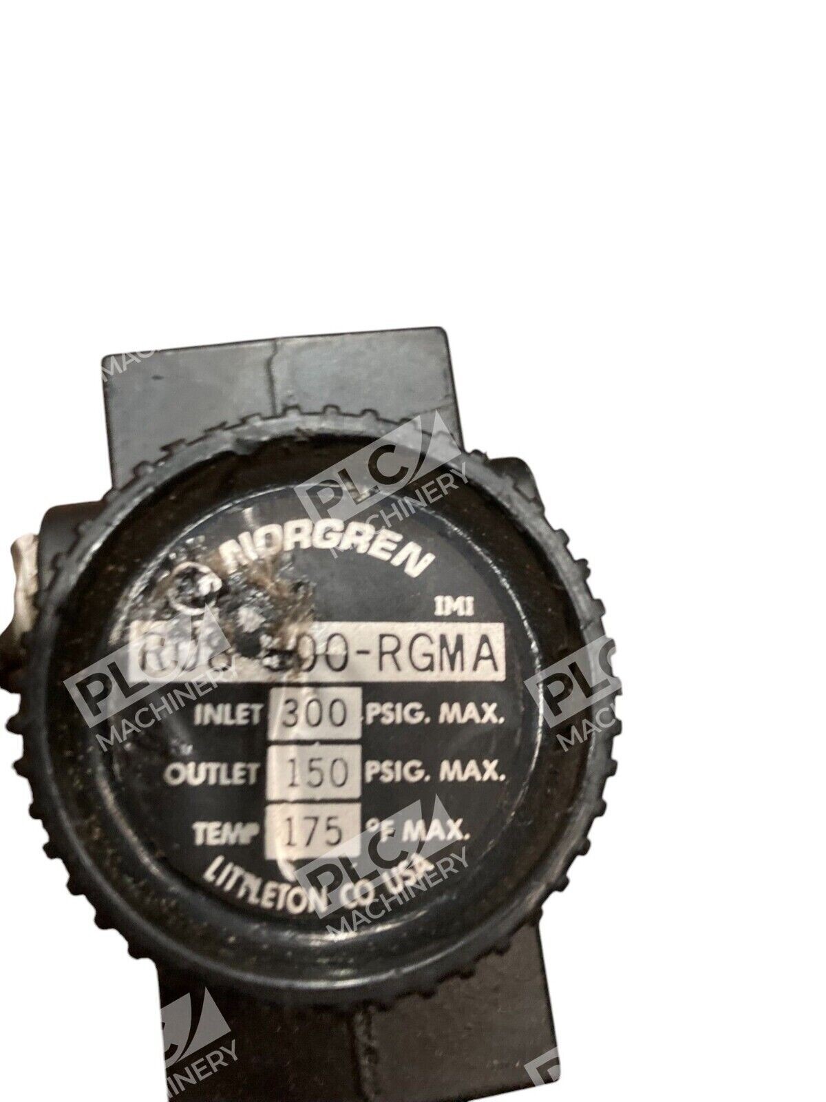 Norgren Pneumatic Pressure Regulator With Gauge R08-300-RGMA - Image 3