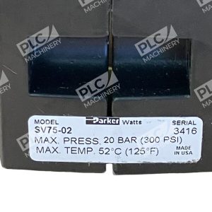 Parker Watts SV75 02 Pneumatic Lockout Valve 226985472382